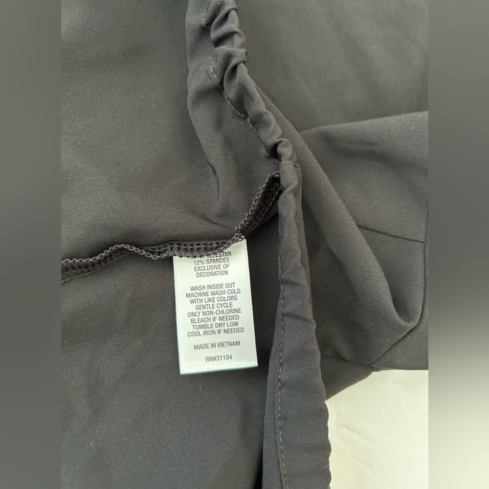 NWT XXL ZELOS BLACK ZIP LIGHTWEIGHT PULLOVER HOODIE. - Picture 7 of 7